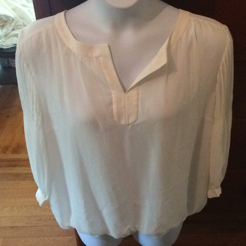Adrianna Papell Long Sleeve Blouse, L